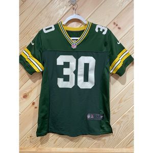 NFL Boys John Kuhn #30 Green Bay Packers Jersey Football Active Green Medium